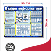 Стенд в школу «В мире информатики» 90 * 70 см. (арт. 328)