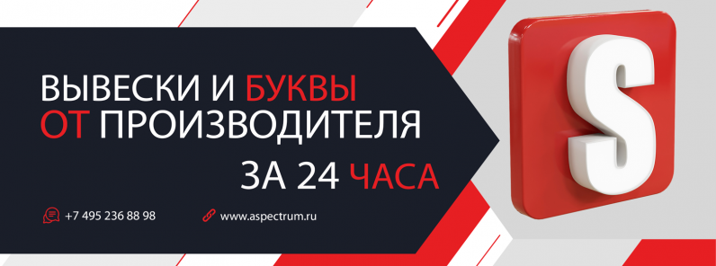 Изготовление объёмных световых букв